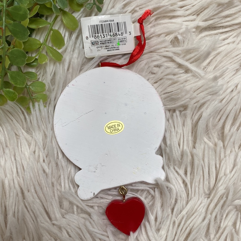 🎉HP🎉 Kurt S. Adler Rescue Dog Ornaments Set 2 💗 White & Red - Picture 10 of 12